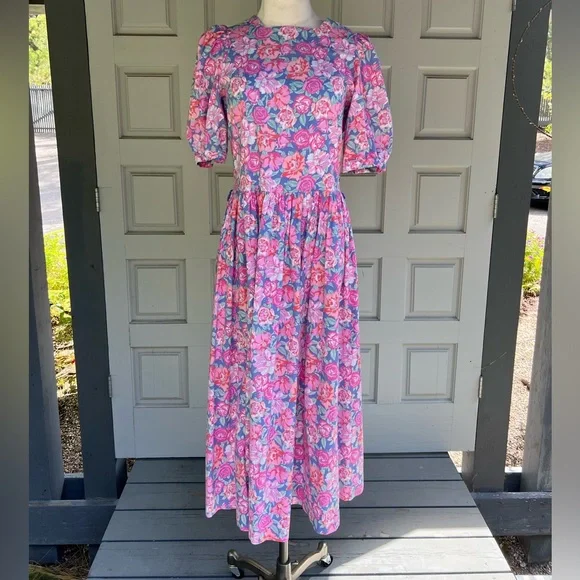 laura ashley pink dress Laura Ashley | Dresses | Laura Ashley Pink Spring Floral Dress
